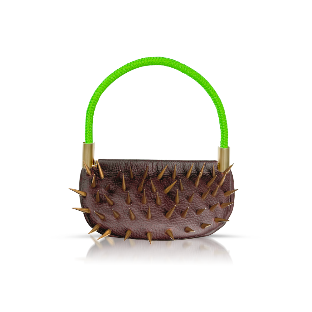 Sea Urchin Bag // Kaiya in Brown Leather