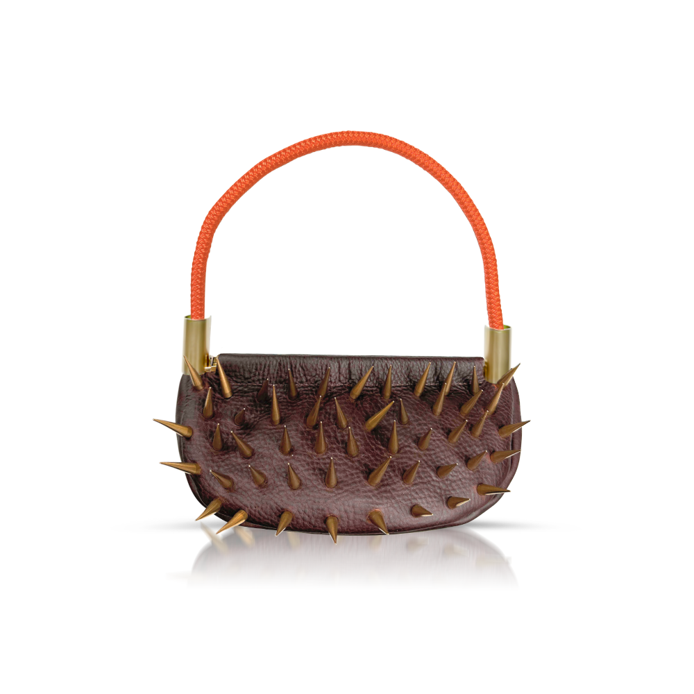 Sea Urchin Bag // Kaiya in Brown Leather