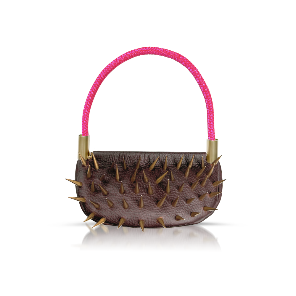 Sea Urchin Bag // Kaiya in Brown Leather