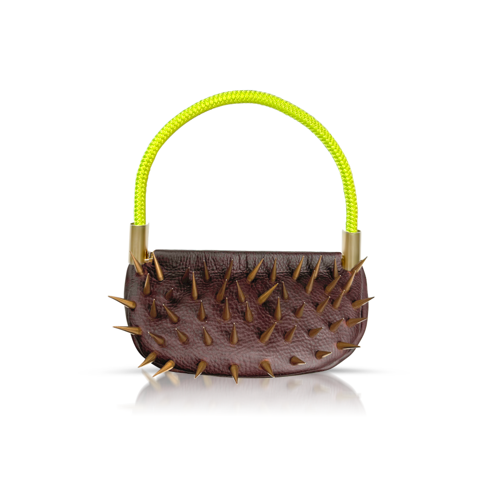 Sea Urchin Bag // Kaiya in Brown Leather