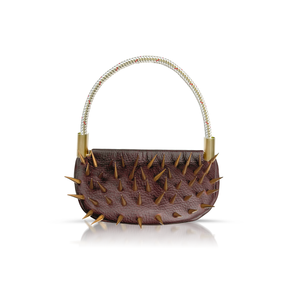 Sea Urchin Bag // Kaiya in Brown Leather