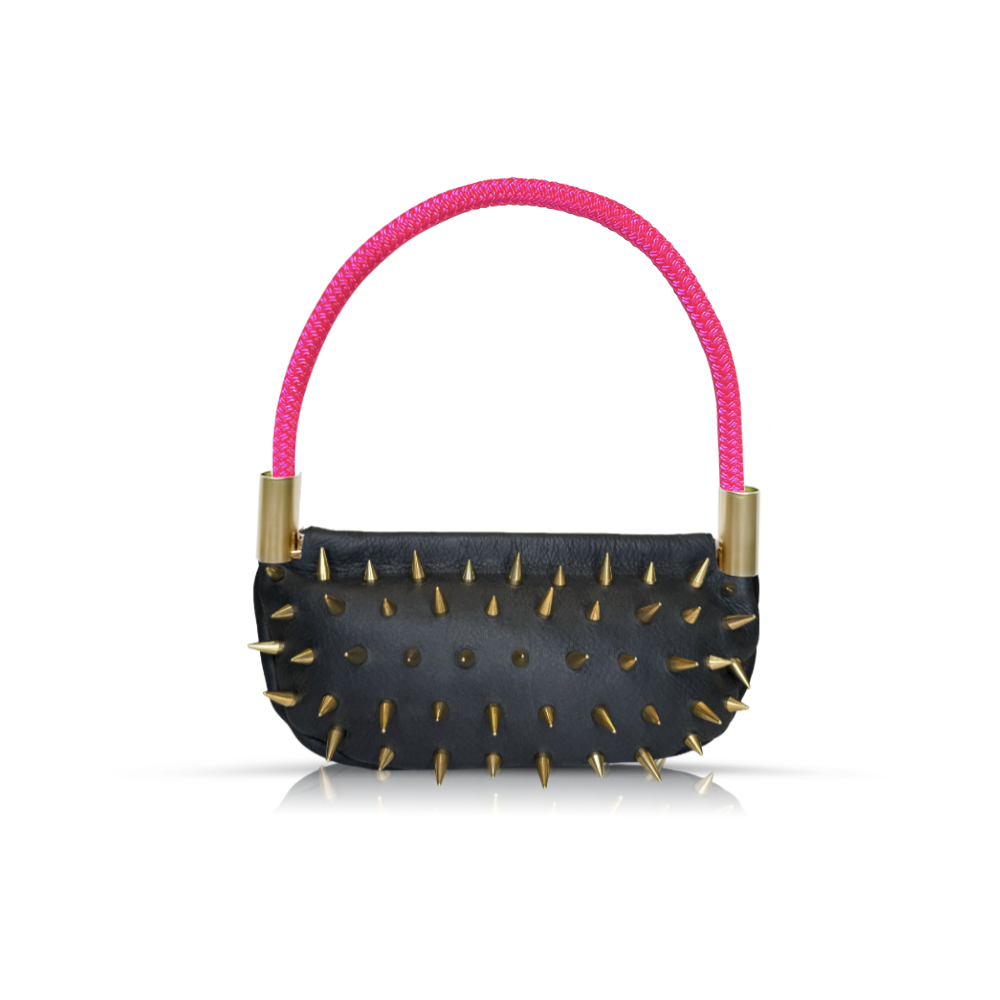Sea Urchin Bag #Rope Color_Neon Pink