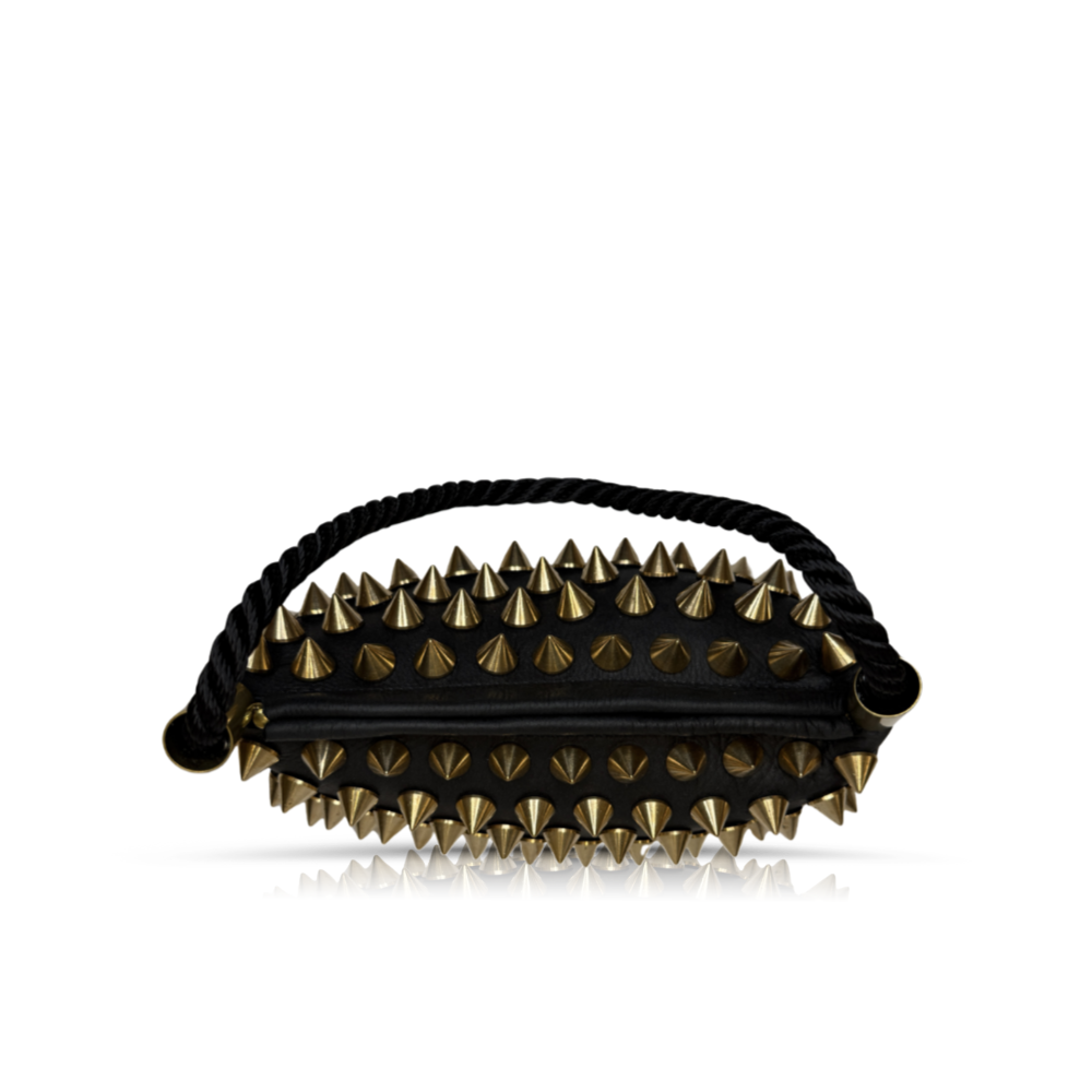 Sea Urchin Bag // Marina in Black Leather