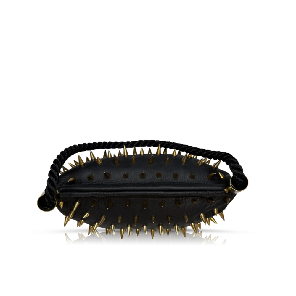 Sea Urchin Bag // Sirena in Black Leather