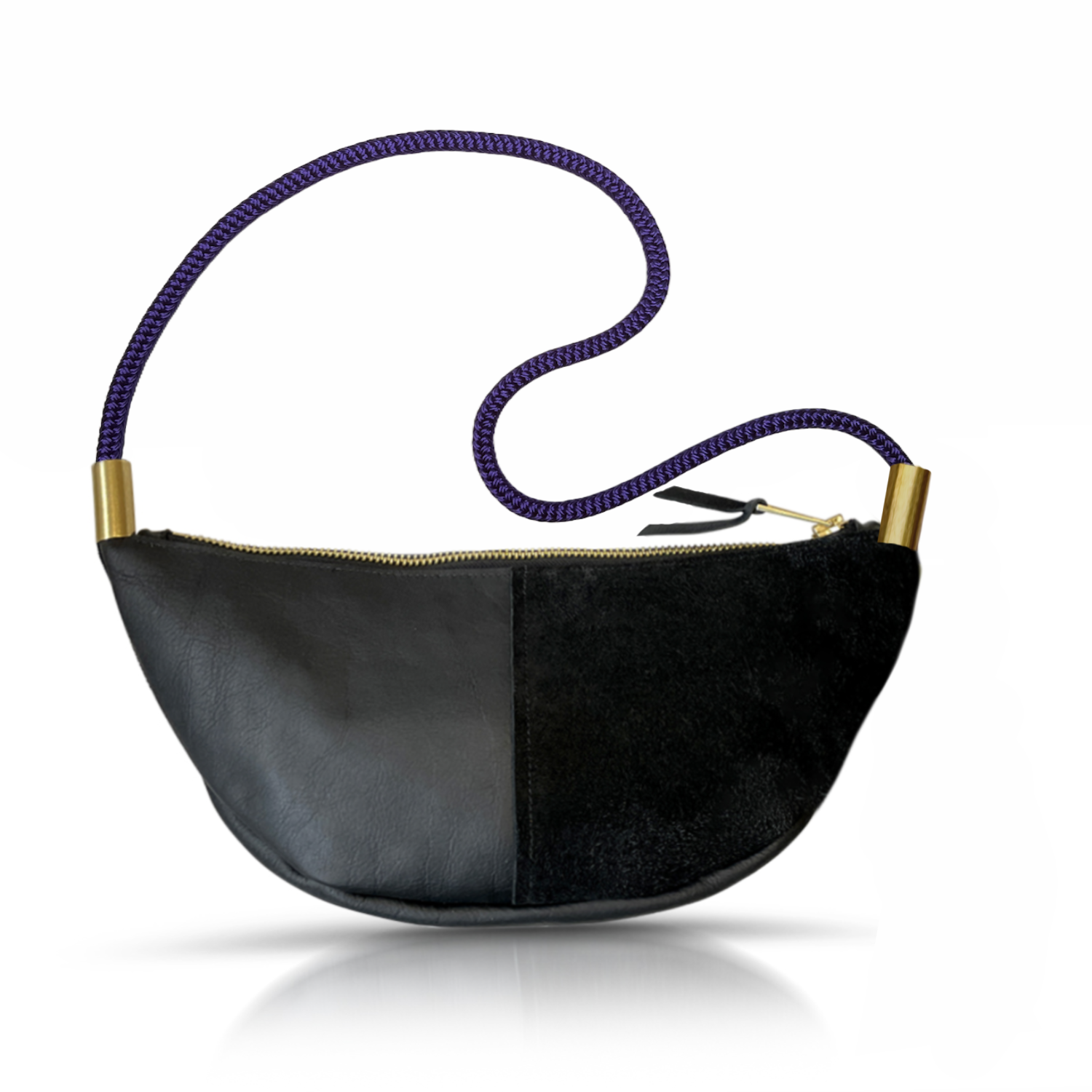 Sling #Rope Color_Purple Mussel Shell#Rope Handle Length_Long Shoulder (35”)#Add Ons_Handbag Only