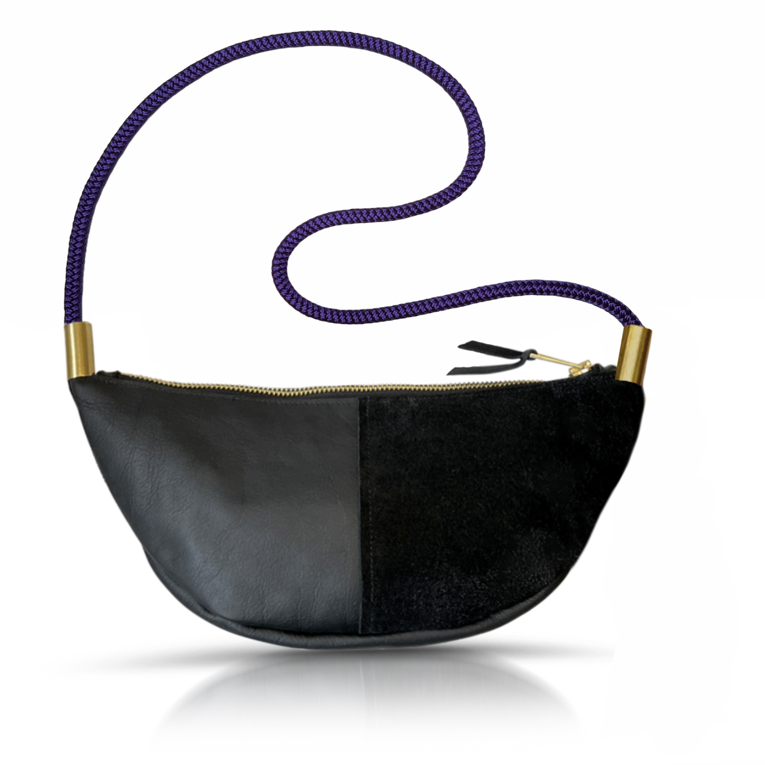 Sling #Rope Color_Purple Mussel Shell#Rope Handle Length_Short Crossbody (40”)#Add Ons_Handbag Only