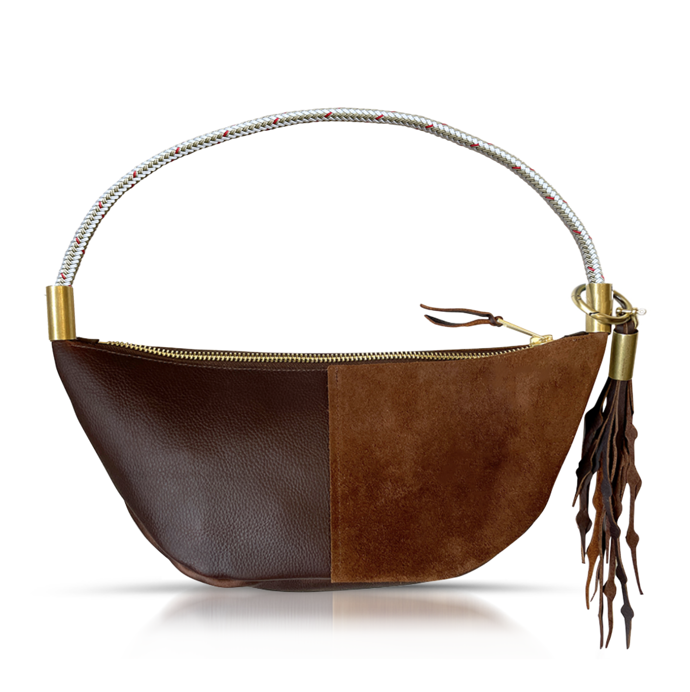 Sling #Rope Color_Oyster Shell Gold#Rope Handle Length_Short Shoulder (25”)#Add Ons_Add a Matching Seaweed Tassel (save $10)
