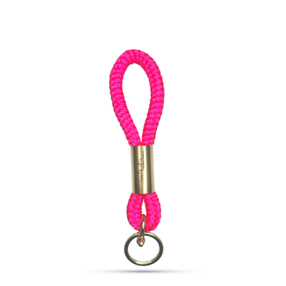 #Rope Wristlet Color_Neon Pink