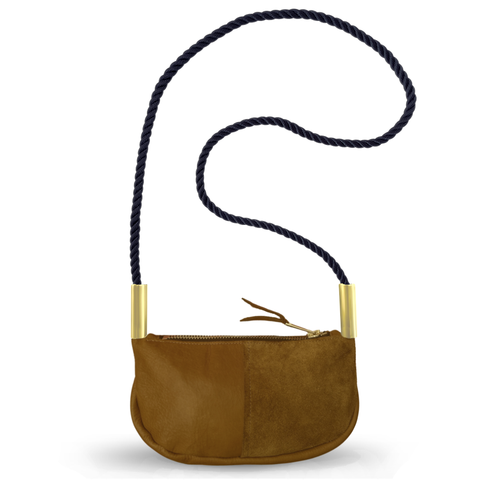 Zip Crossbody #Rope Color_Summer Night Black#Rope Handle Length_Crossbody (50")#Add Ons_Handbag Only