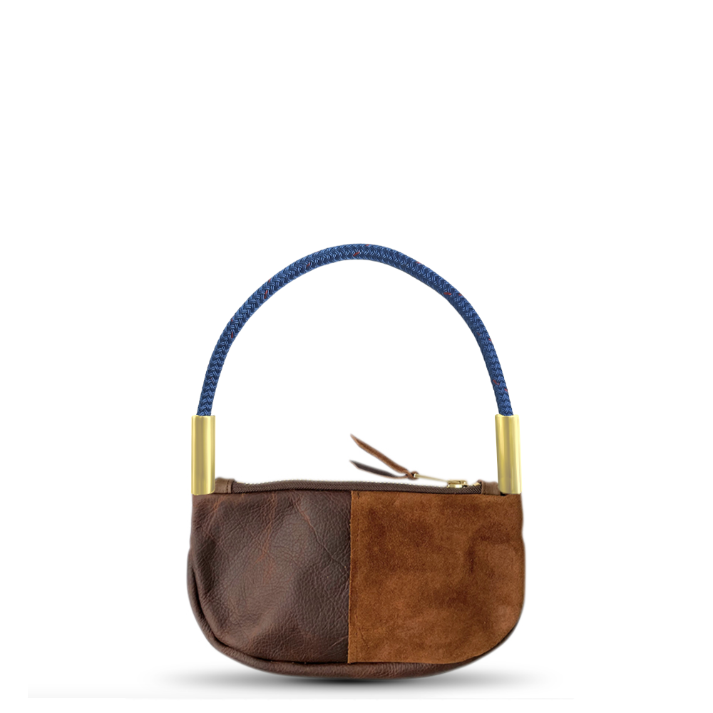 Zip Crossbody #Rope Color_Harborside Blue#Rope Handle Length_Wrist (19")#Add Ons_Handbag Only