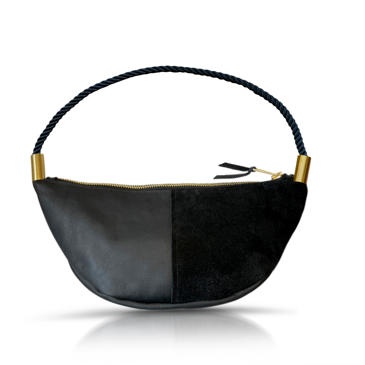 【Anyone more】Terran Zipper 2Way Leather Big Shoulder Bag LEDERBUCK Terry Large Soft Real Leather Crossbody handbag