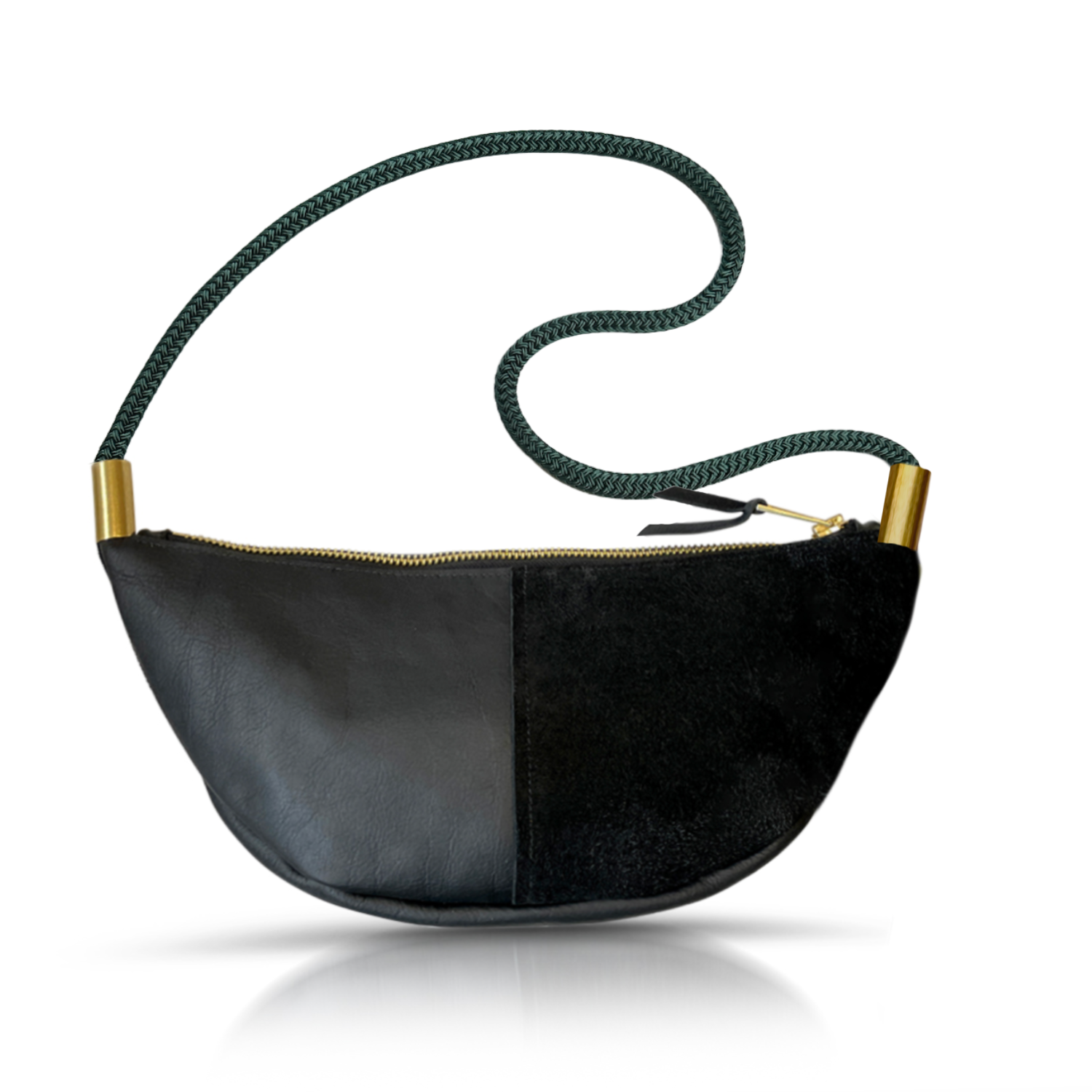 Sling #Rope Color_Pine Green#Rope Handle Length_Long Shoulder (35”)#Add Ons_Handbag Only