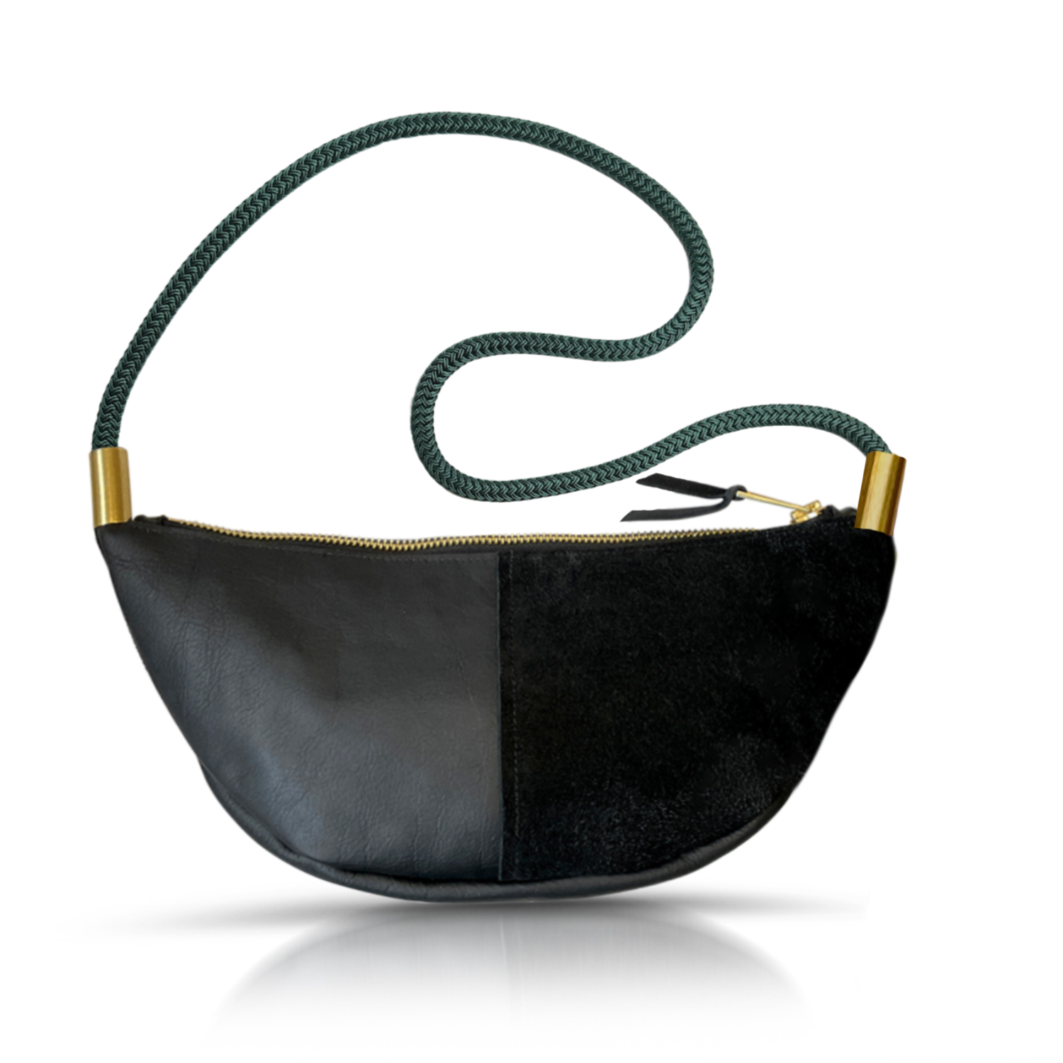 Sling #Rope Color_Pine Green#Rope Handle Length_Short Crossbody (40”)#Add Ons_Handbag Only
