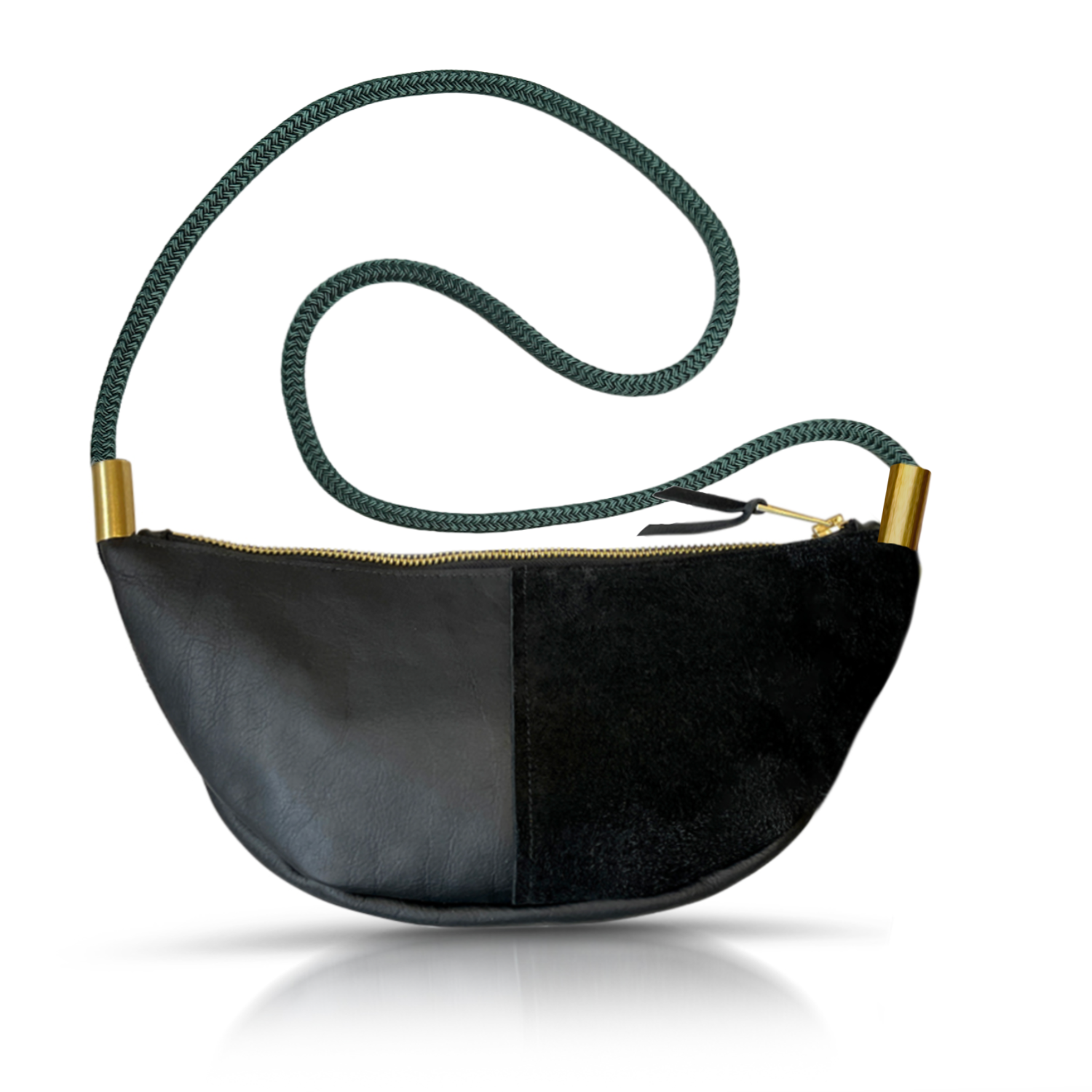 Sling #Rope Color_Pine Green#Rope Handle Length_Long Crossbody (50")#Add Ons_Handbag Only