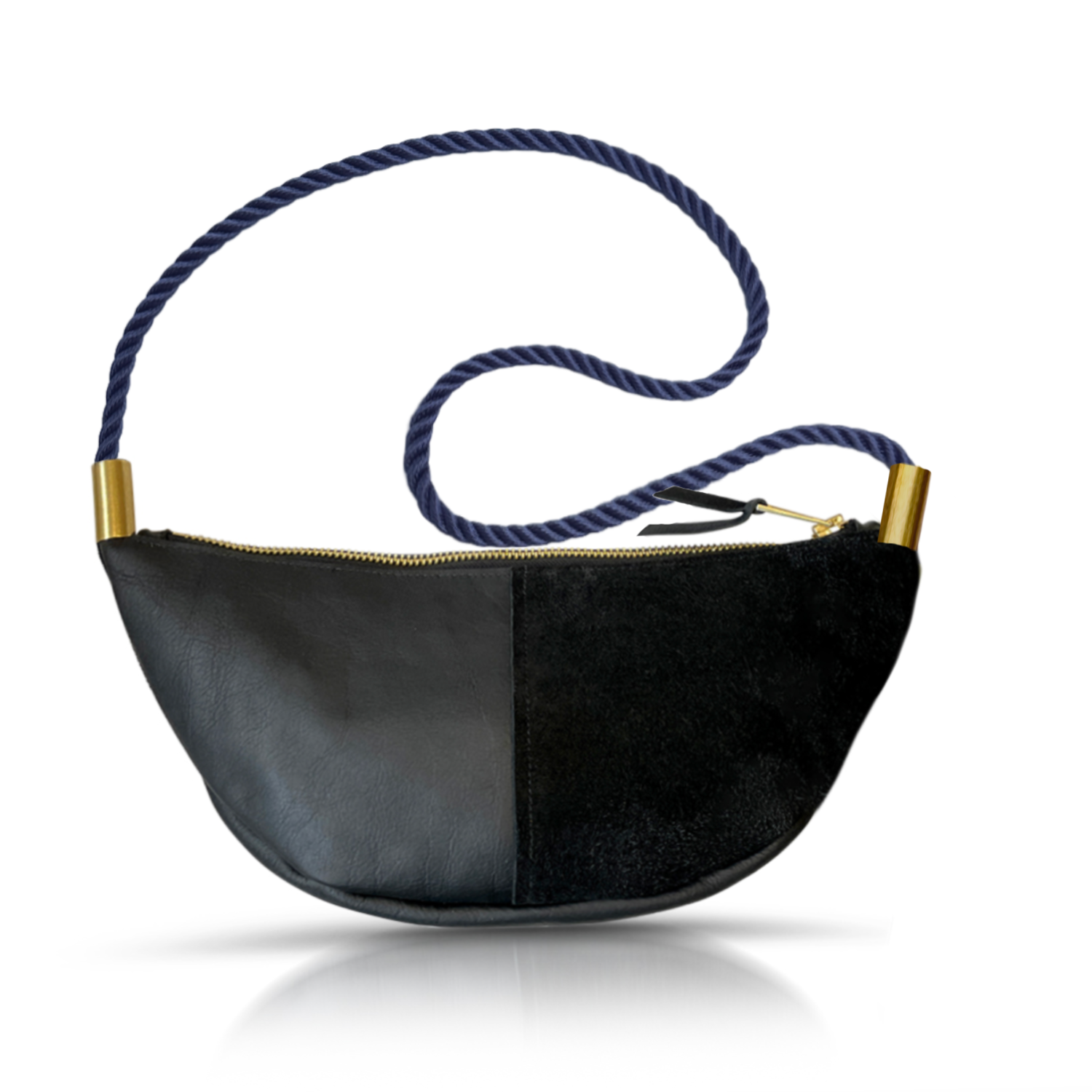 Sling #Rope Color_New England Navy#Rope Handle Length_Short Crossbody (40”)#Add Ons_Handbag Only