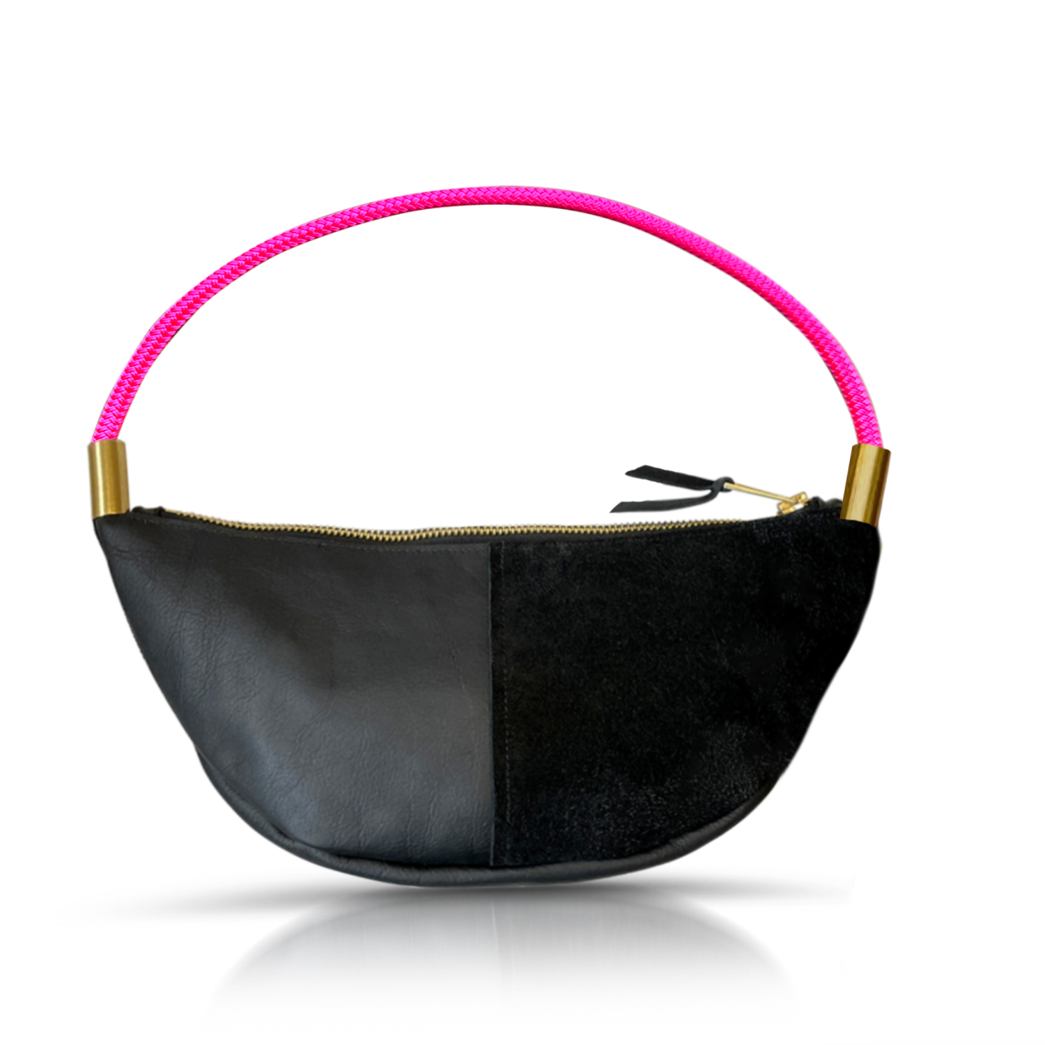 Sling #Rope Color_Neon Pink#Rope Handle Length_Short Shoulder (25”)#Add Ons_Handbag Only