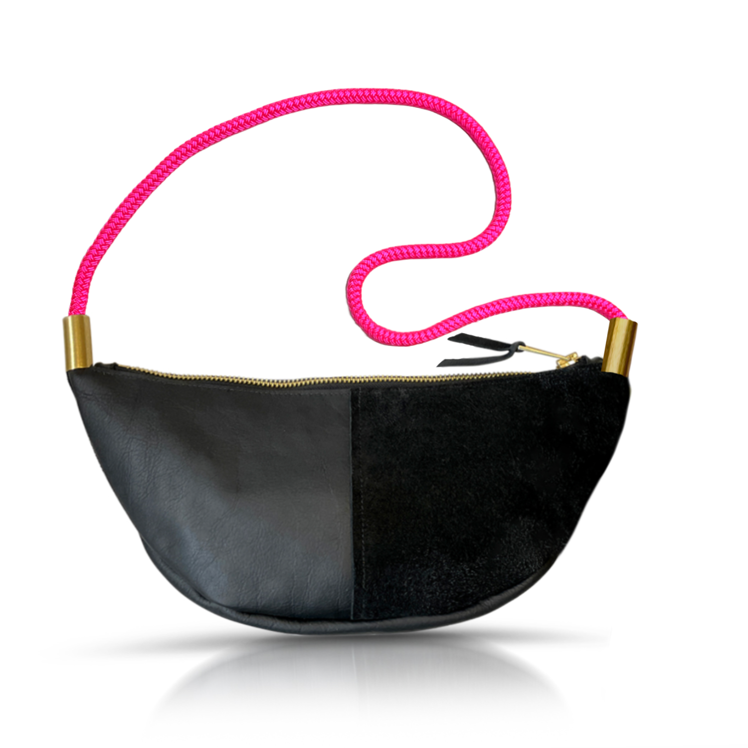 Sling #Rope Color_Neon Pink#Rope Handle Length_Long Shoulder (35”)#Add Ons_Handbag Only