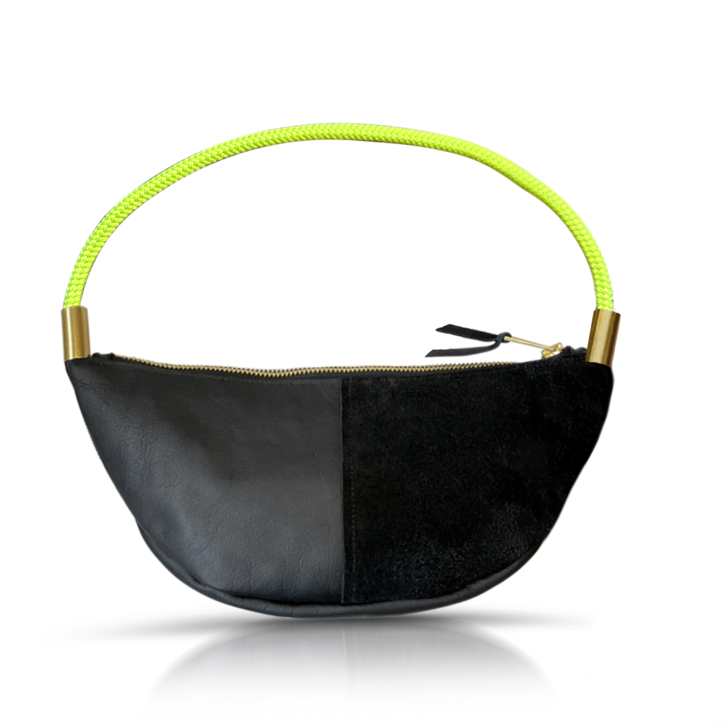 Sling #Rope Color_Neon Yellow#Rope Handle Length_Short Shoulder (25”)#Add Ons_Handbag Only