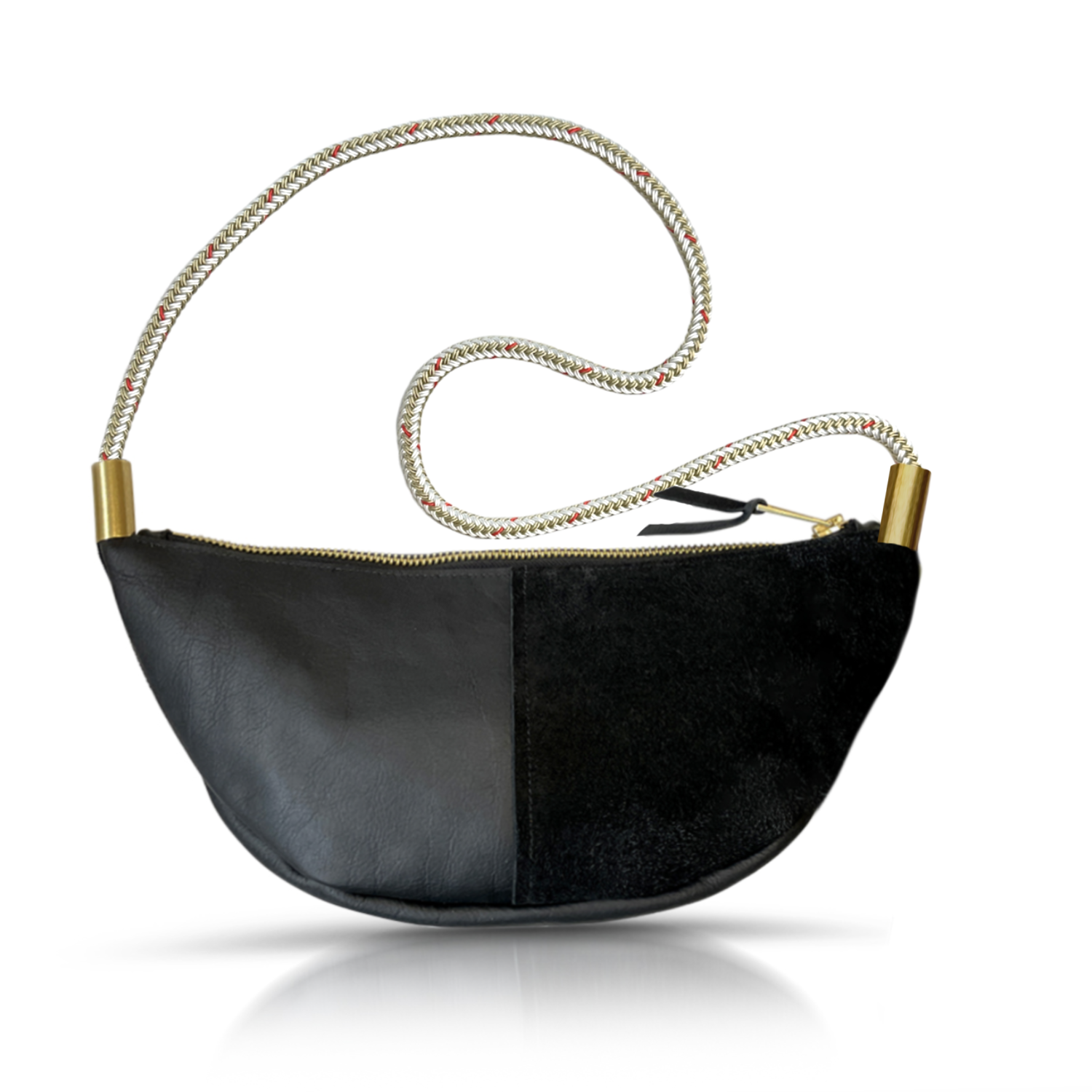 Sling #Rope Color_Oyster Shell Gold#Rope Handle Length_Short Crossbody (40”)#Add Ons_Handbag Only