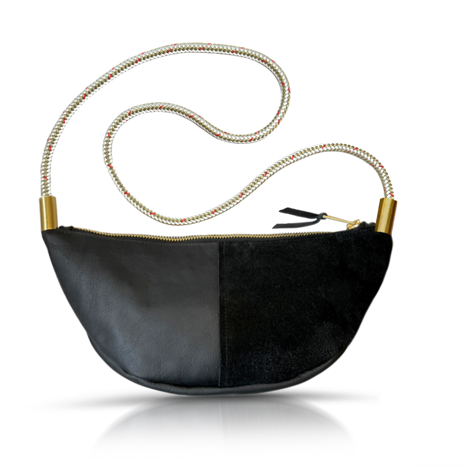 Sling #Rope Color_Oyster Shell Gold#Rope Handle Length_Long Crossbody (50")#Add Ons_Handbag Only