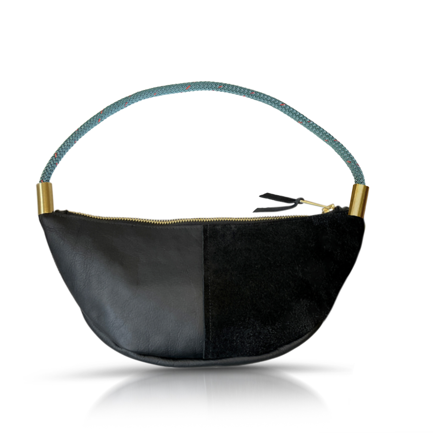 Sling #Rope Color_Seaside Teal#Rope Handle Length_Short Shoulder (25”)#Add Ons_Handbag Only