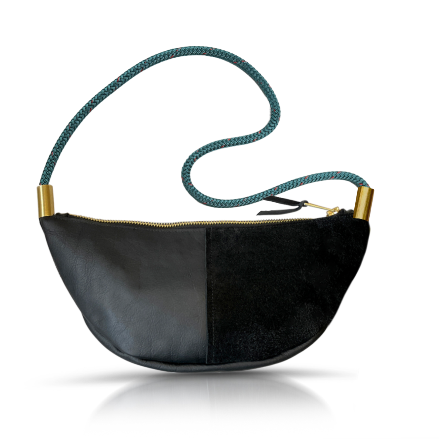 Sling #Rope Color_Seaside Teal#Rope Handle Length_Long Shoulder (35”)#Add Ons_Handbag Only