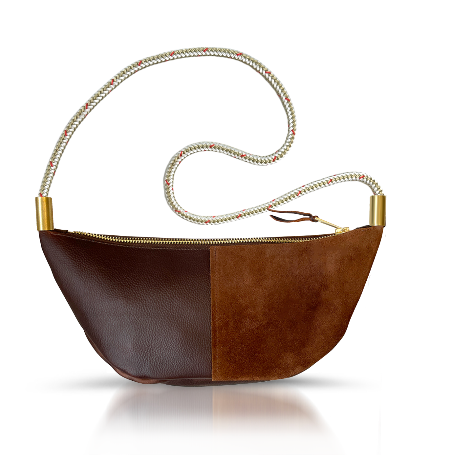 Sling #Rope Color_Oyster Shell Gold#Rope Handle Length_Short Crossbody (40”)#Add Ons_Handbag Only