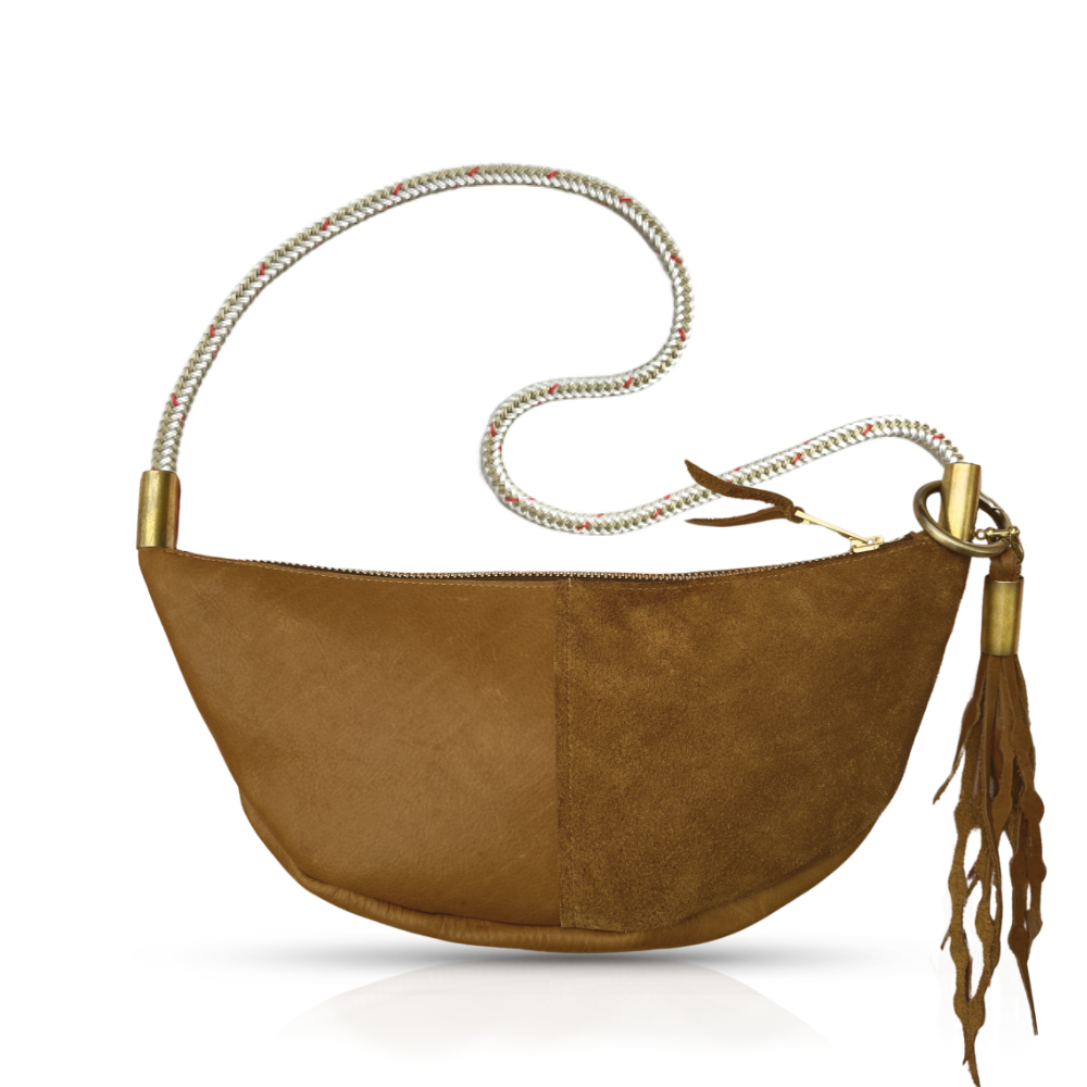 Sling #Rope Color_Oyster Shell Gold#Rope Handle Length_Long Shoulder (35”)#Add Ons_Add a Matching Seaweed Tassel (save $10)