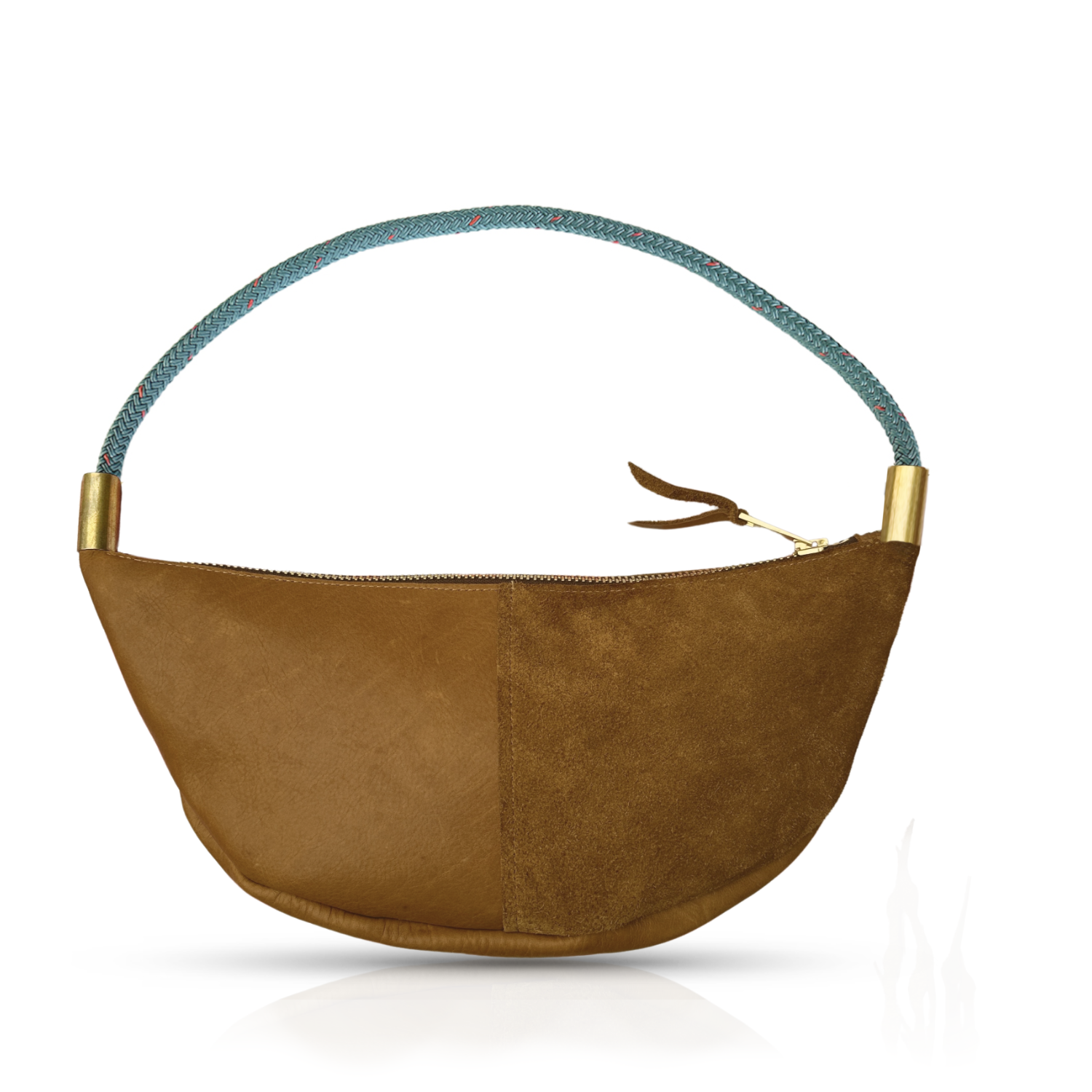 Sling #Rope Color_Seaside Teal#Rope Handle Length_Short Shoulder (25”)#Add Ons_Handbag Only