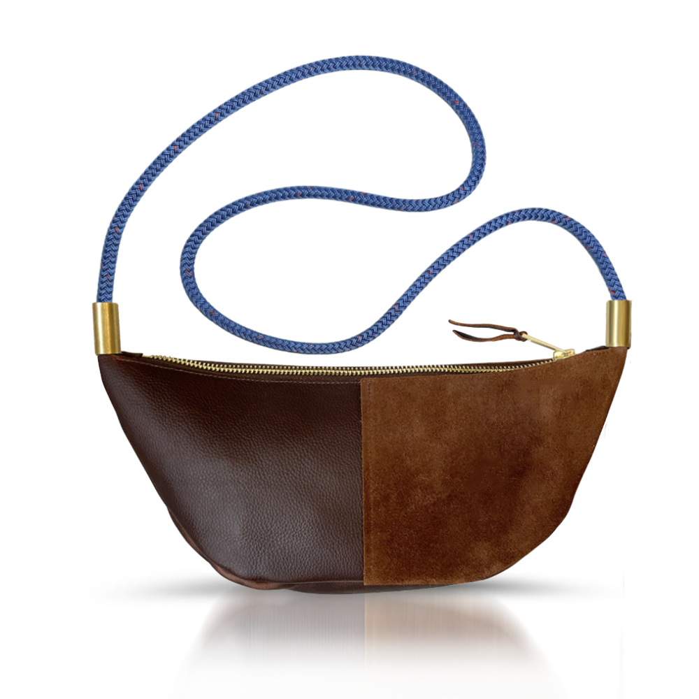 Sling #Rope Color_Harborside Blue#Rope Handle Length_Long Crossbody (50")#Add Ons_Handbag Only