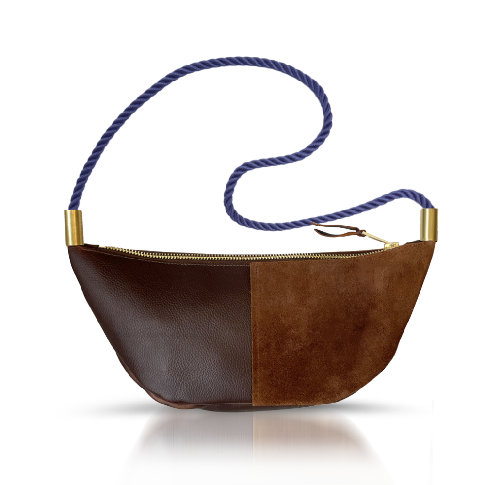 Sling #Rope Color_New England Navy#Rope Handle Length_Long Shoulder (35”)#Add Ons_Handbag Only