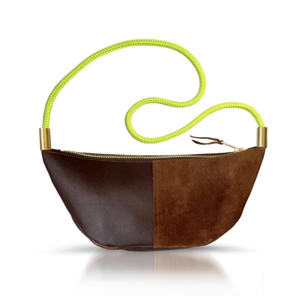 Sling #Rope Color_Neon Yellow#Rope Handle Length_Short Crossbody (40”)#Add Ons_Handbag Only