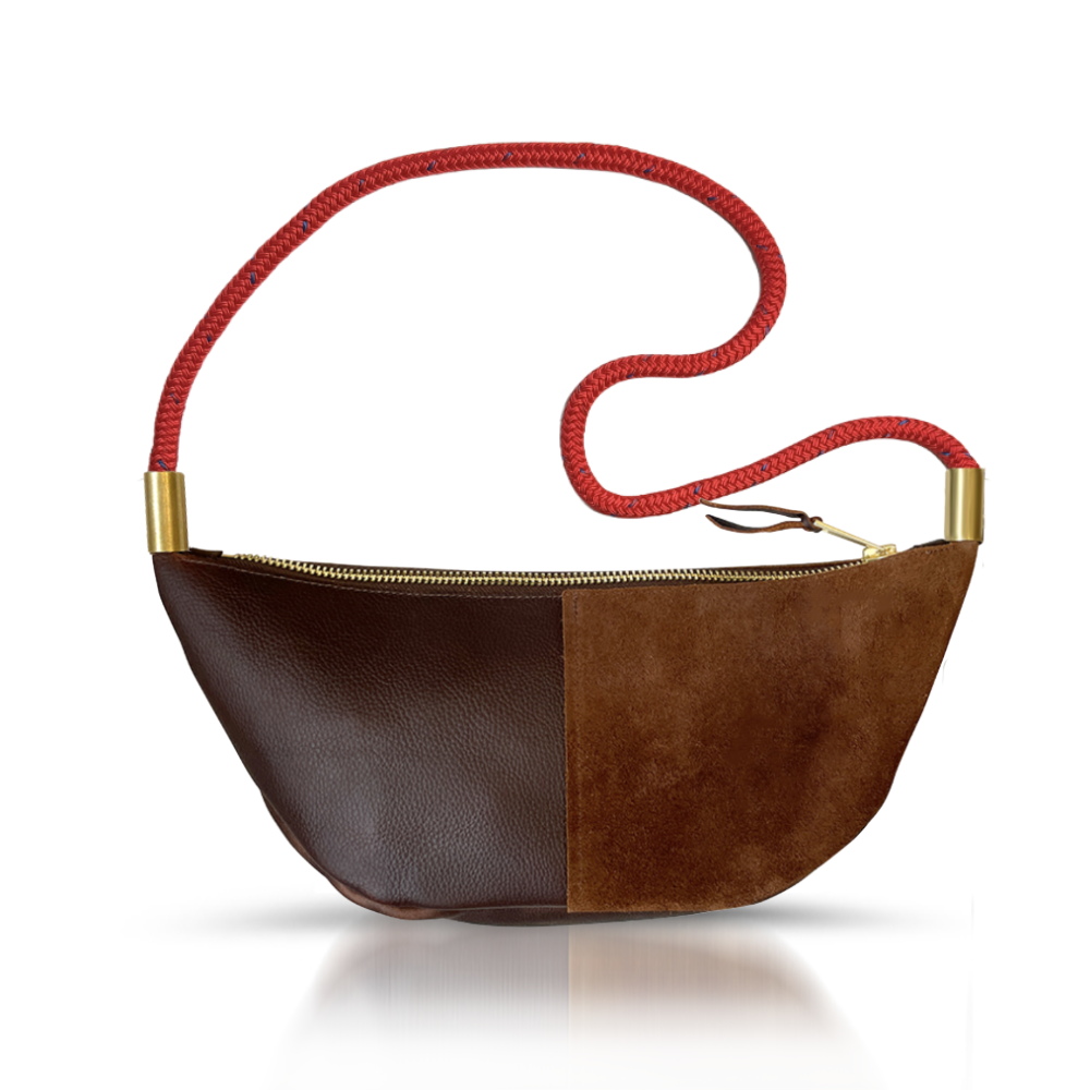 Sling #Rope Color_Winterberry Red#Rope Handle Length_Long Shoulder (35”)#Add Ons_Handbag Only