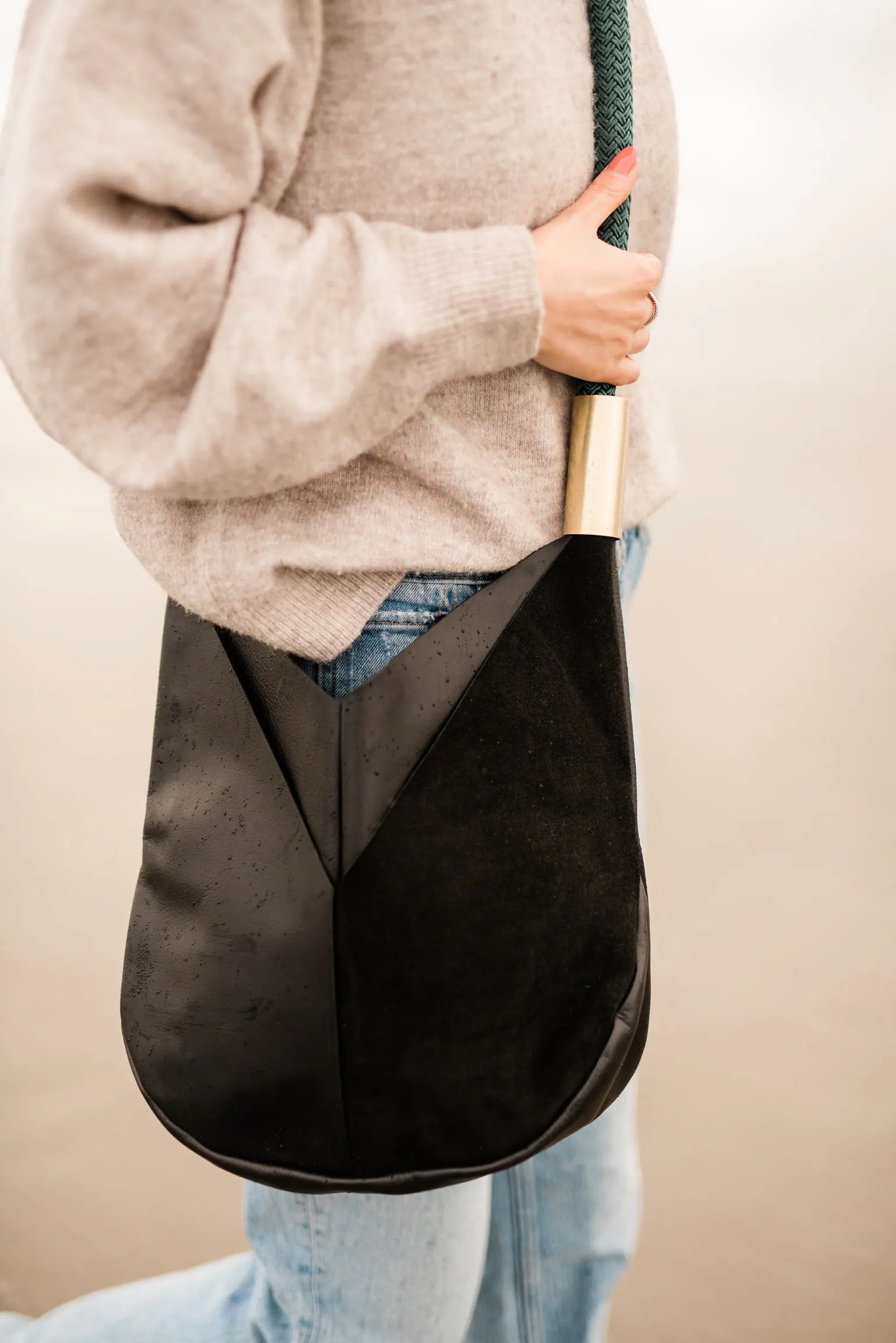 Original Wildwood Bag // Small Crossbody in Black Leather