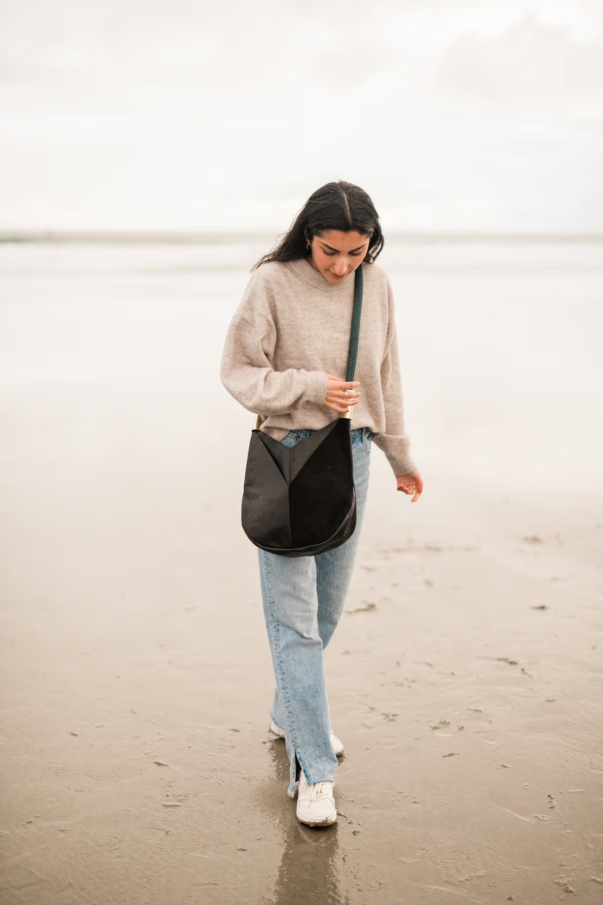 Original Wildwood Bag // Small Crossbody in Black Leather