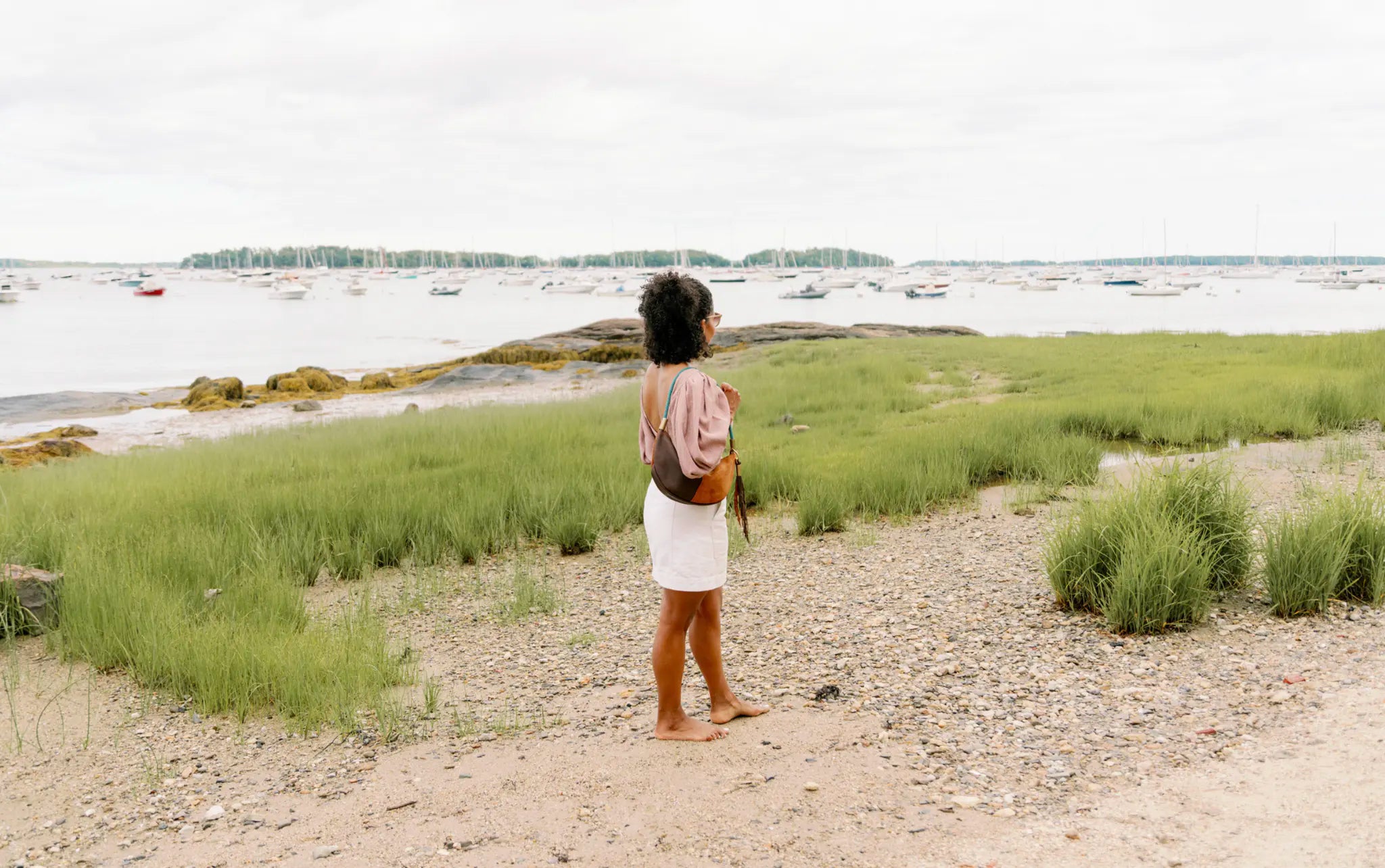 Sling Bag // in Brown Leather