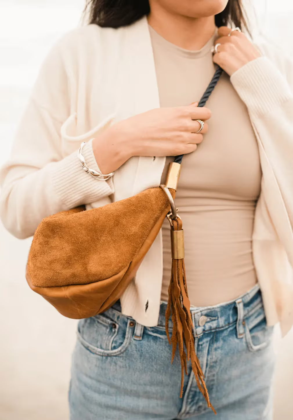 Sling Bag // Beach Nut Leather