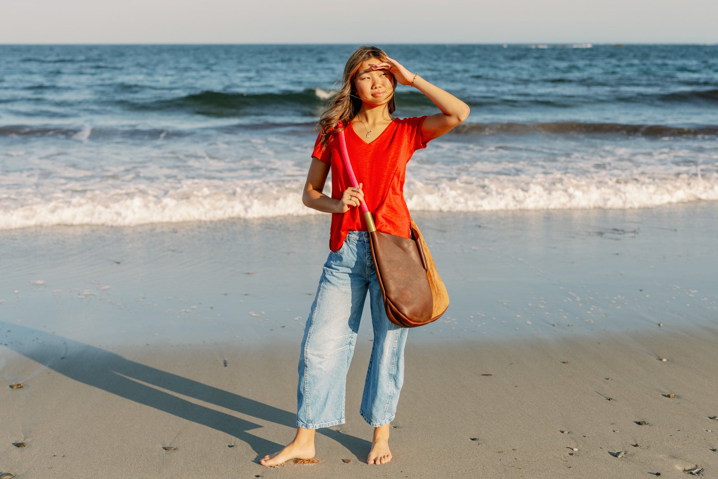 Original Wildwood Bag // Large Crossbody in Brown Leather