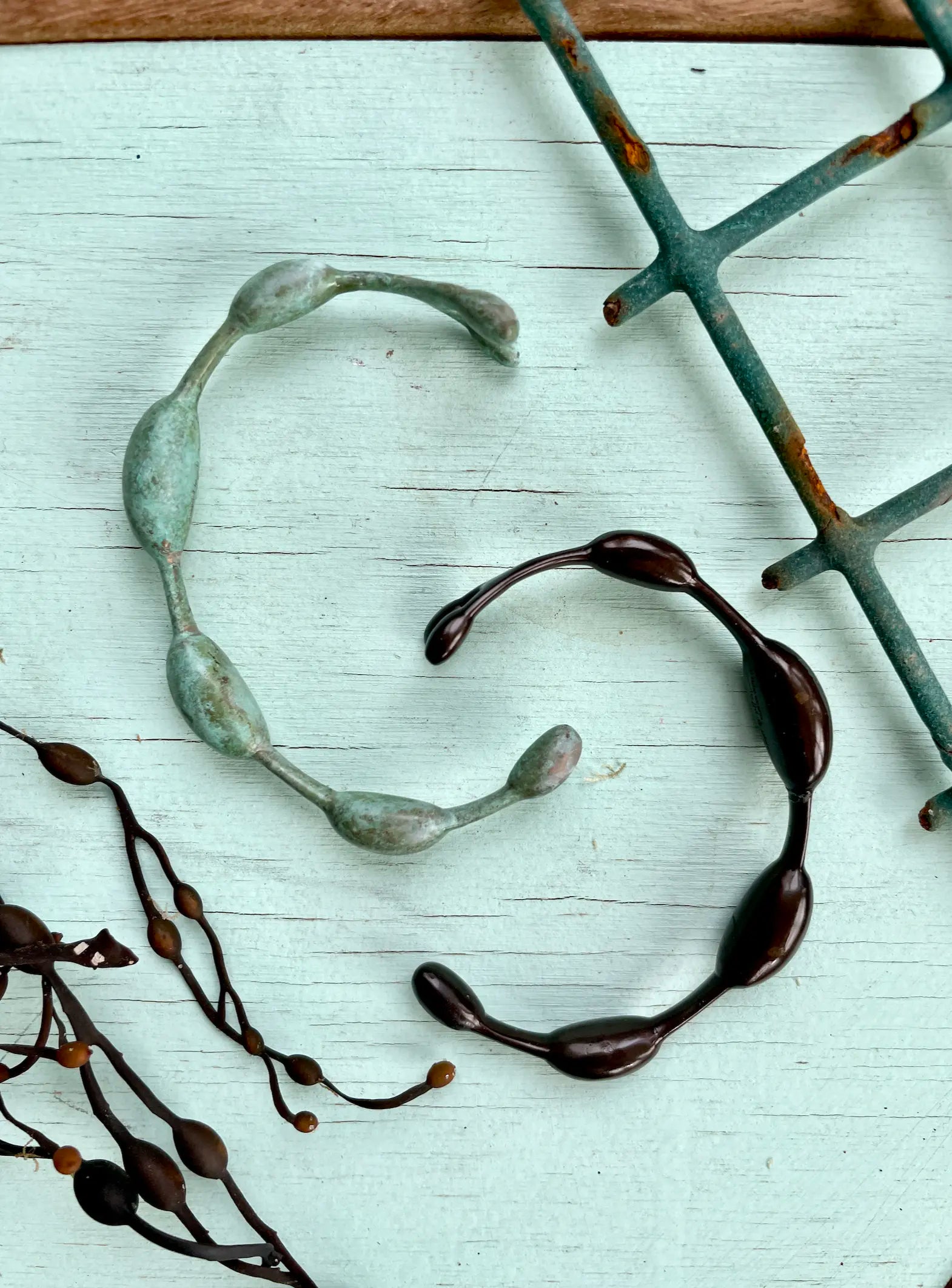 Seaweed Bracelet // in Seaside Teal Patina