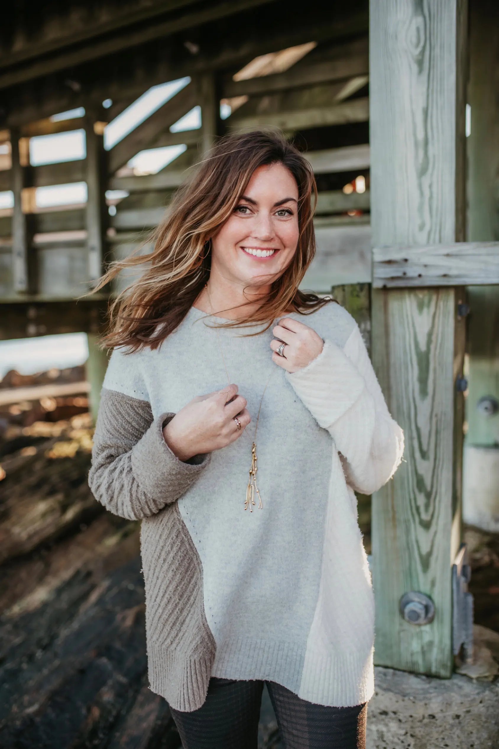 Seaweed Necklace // in Gold