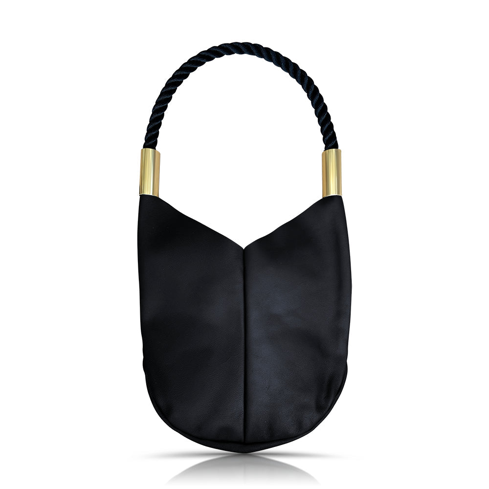 Original Wildwood Bag Large#Rope Color_Summer Night Black#Add Ons_Handbag Only