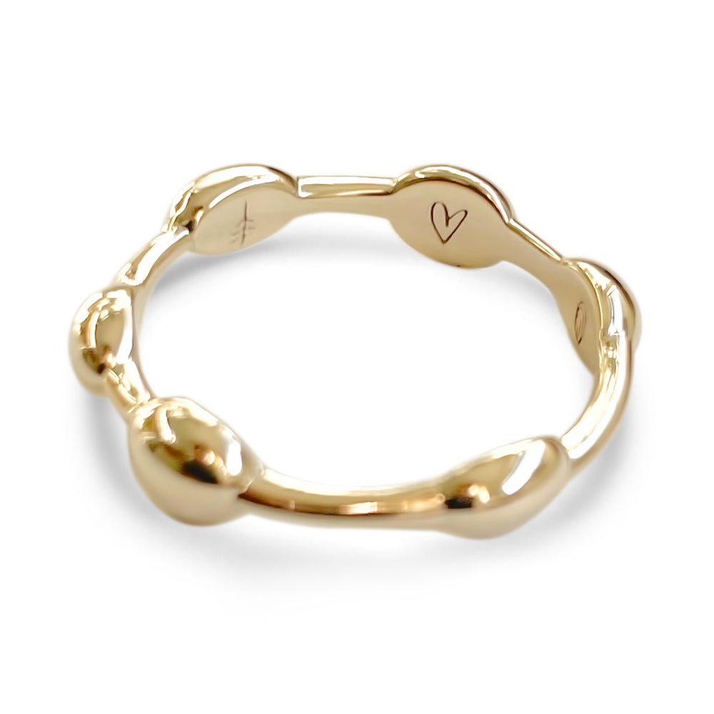 Seaweed Ring // in Gold