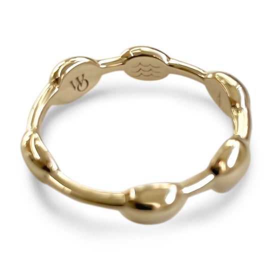 Seaweed Ring in Gold