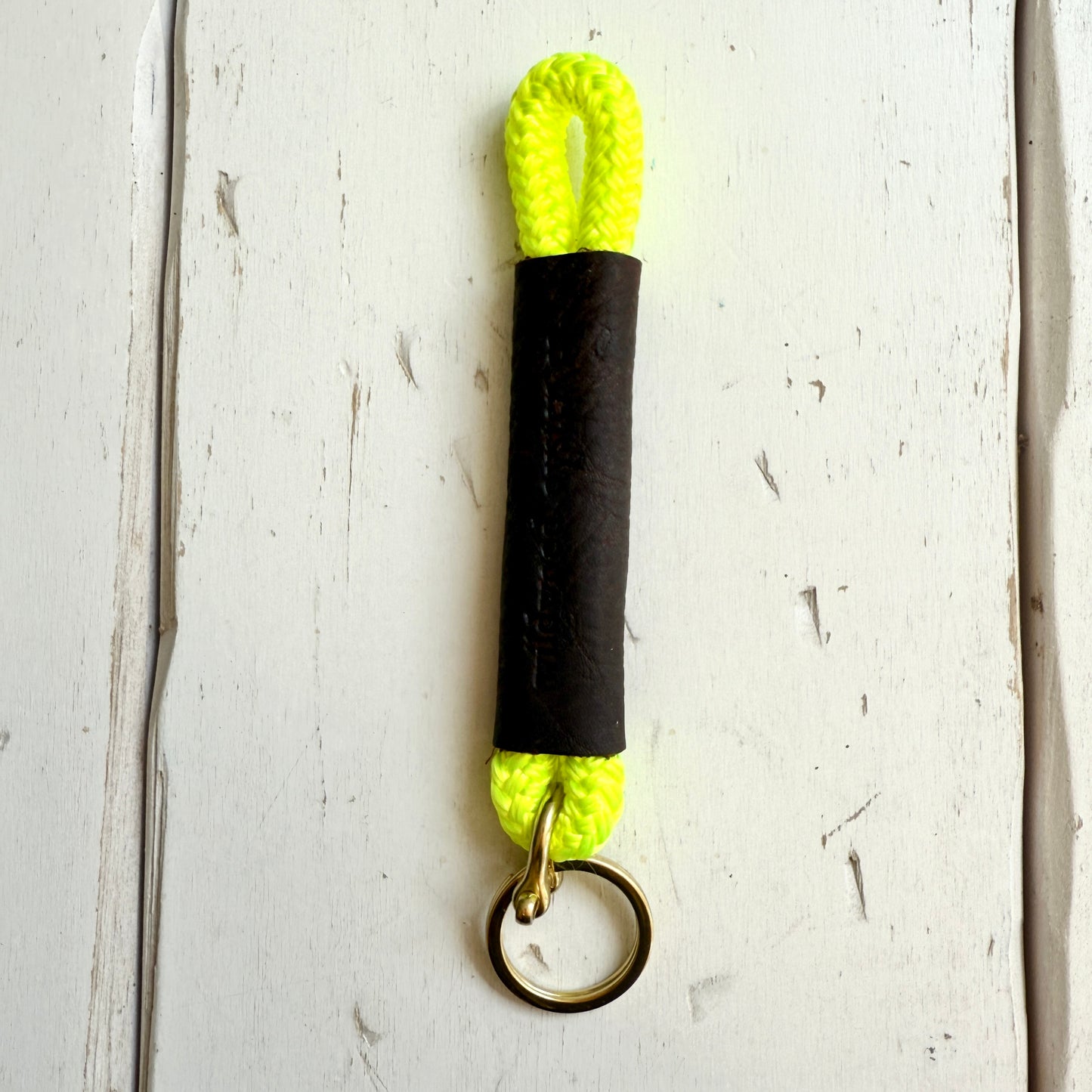 #57 Rope Keychain | Neon Yellow