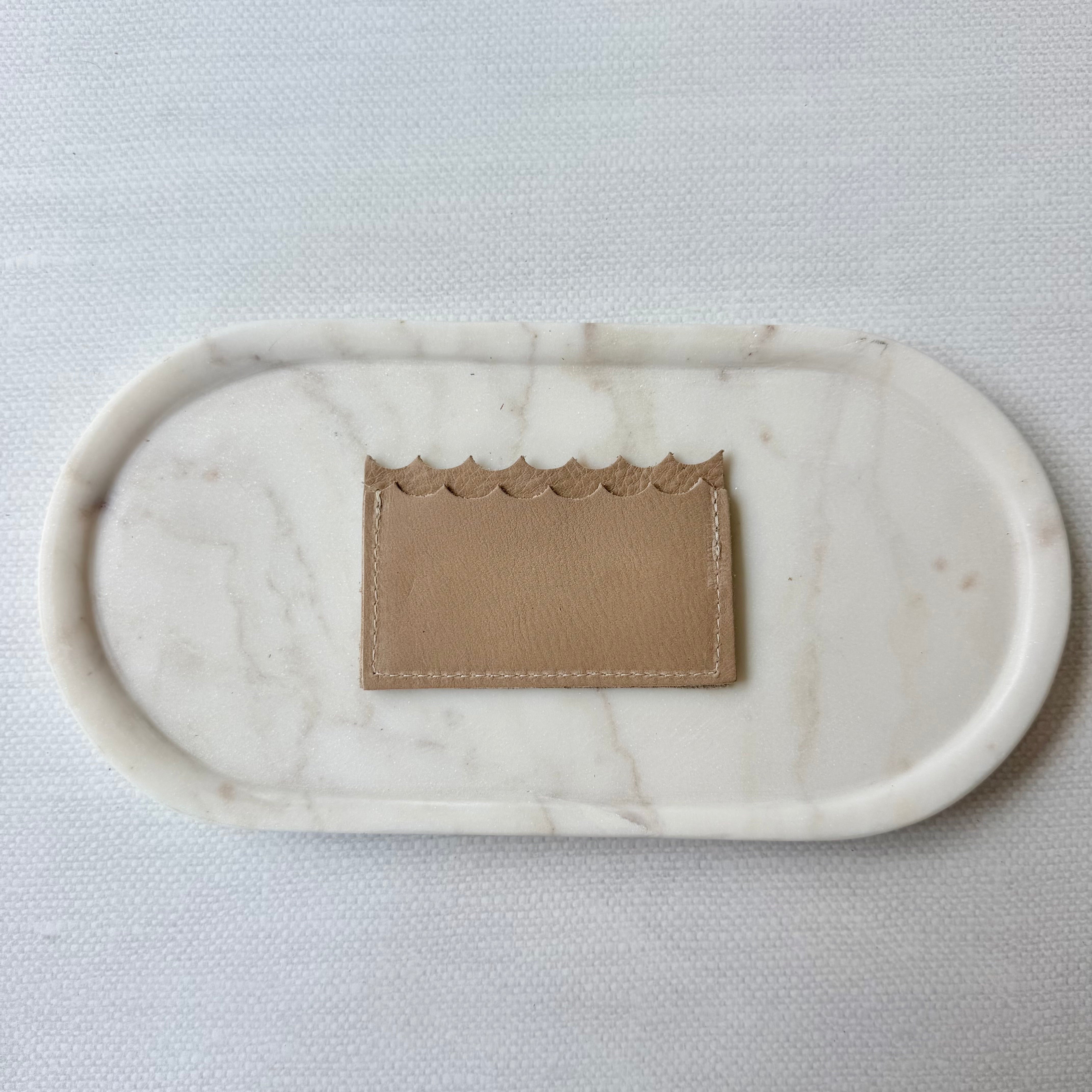 #107 Mini Wallet // Warm Sand Leather (1st quality)