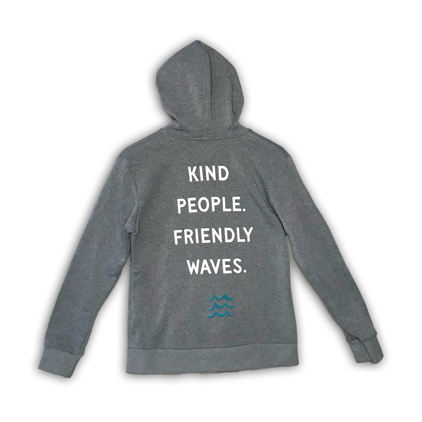 #10 Gray Beach Club Hoodie (Sea Breeze)