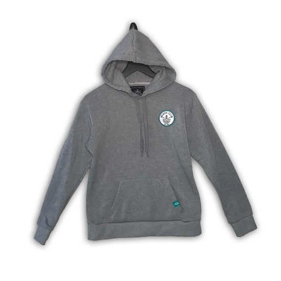 #10 Gray Beach Club Hoodie (Sea Breeze)