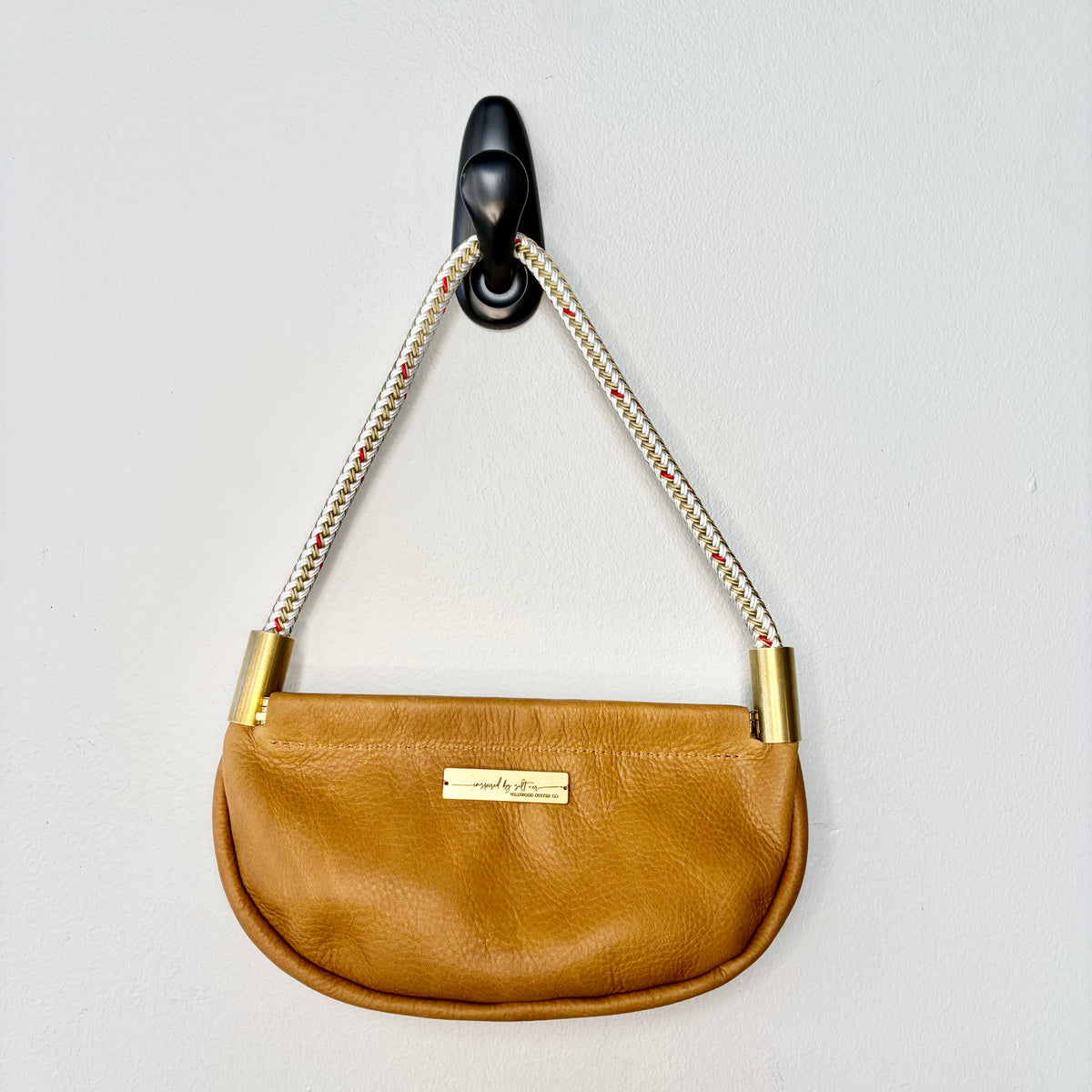 #12 Sample Sale: Clam Shell Bag // in Beach Nut Leather with 19