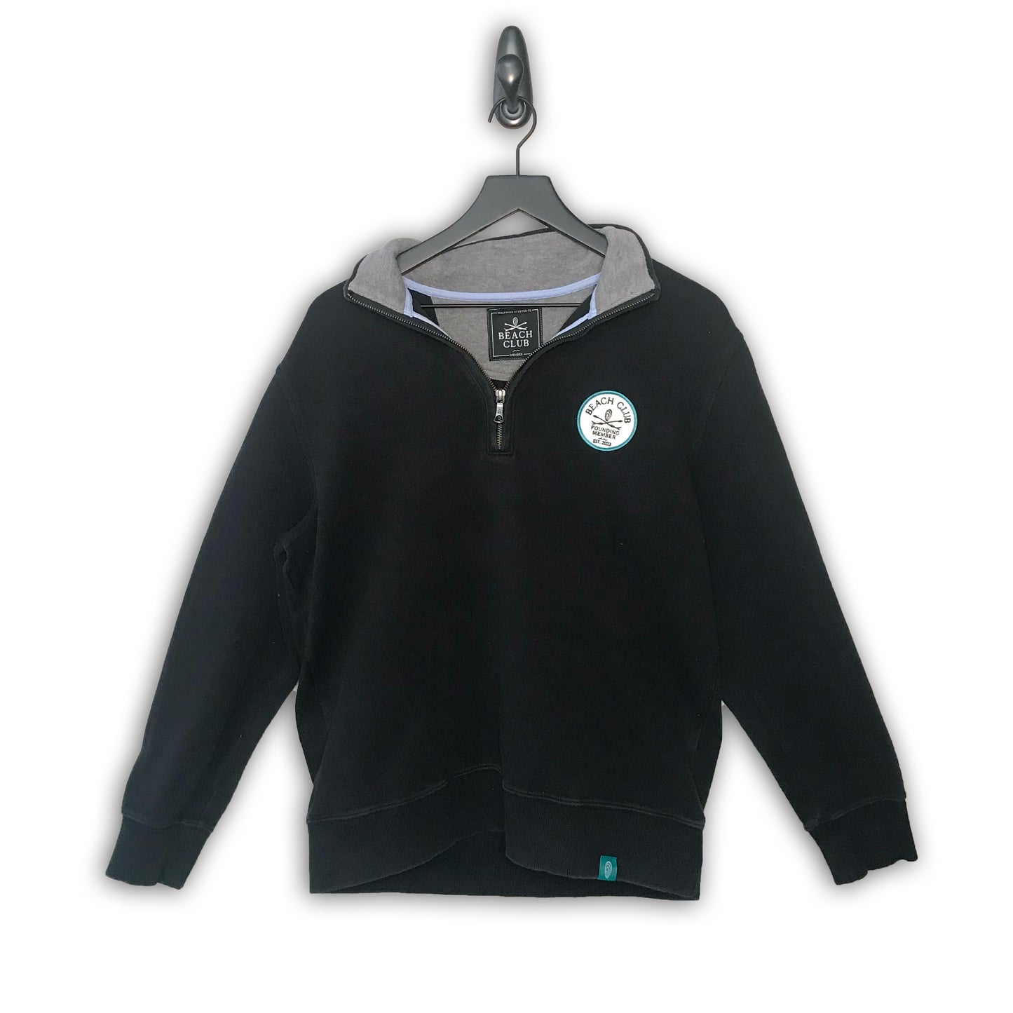 #14 Black Beach Club Quarter Zip Pullover (Cove)