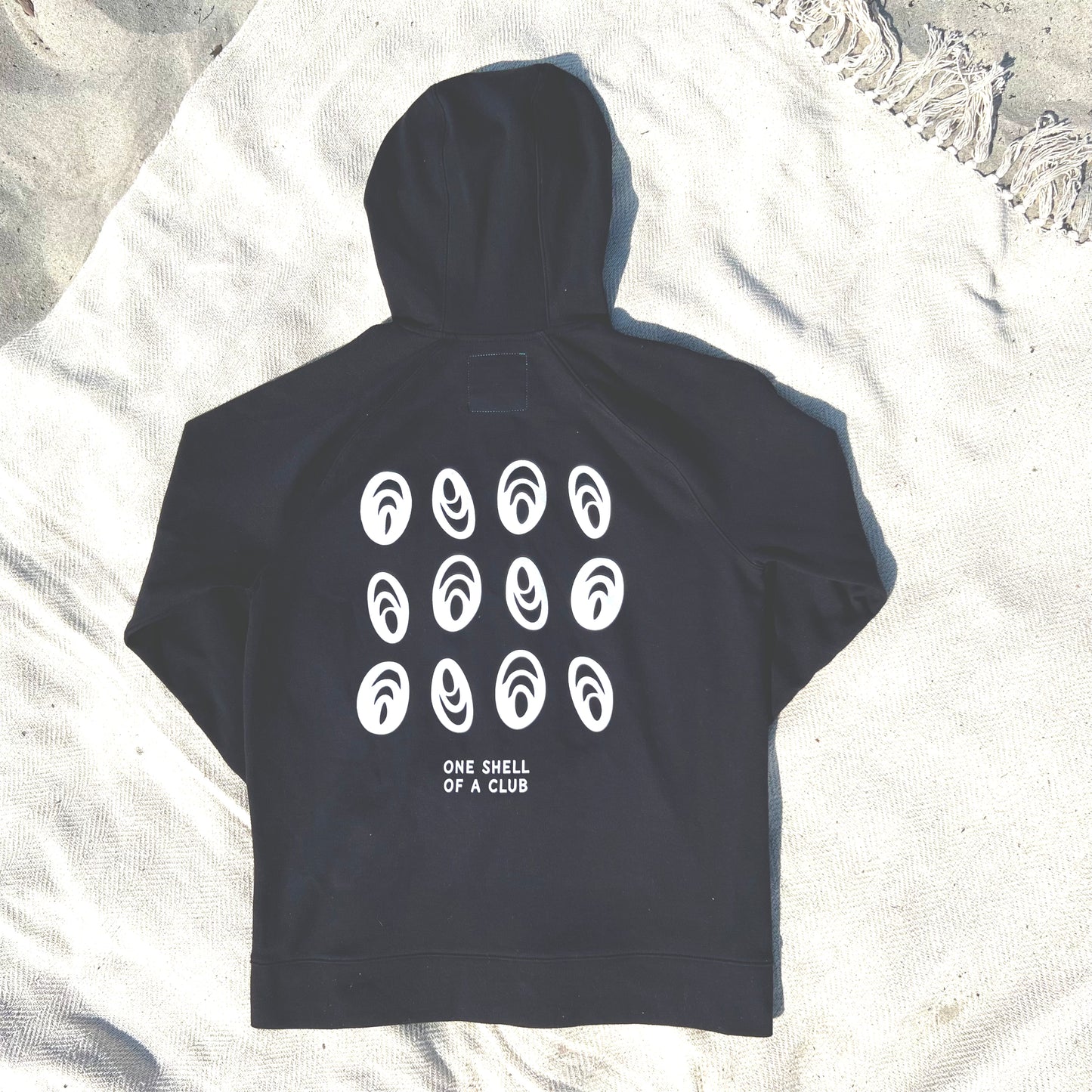 #15 Black Beach Club Pull Over Hoodie (Driftwood)